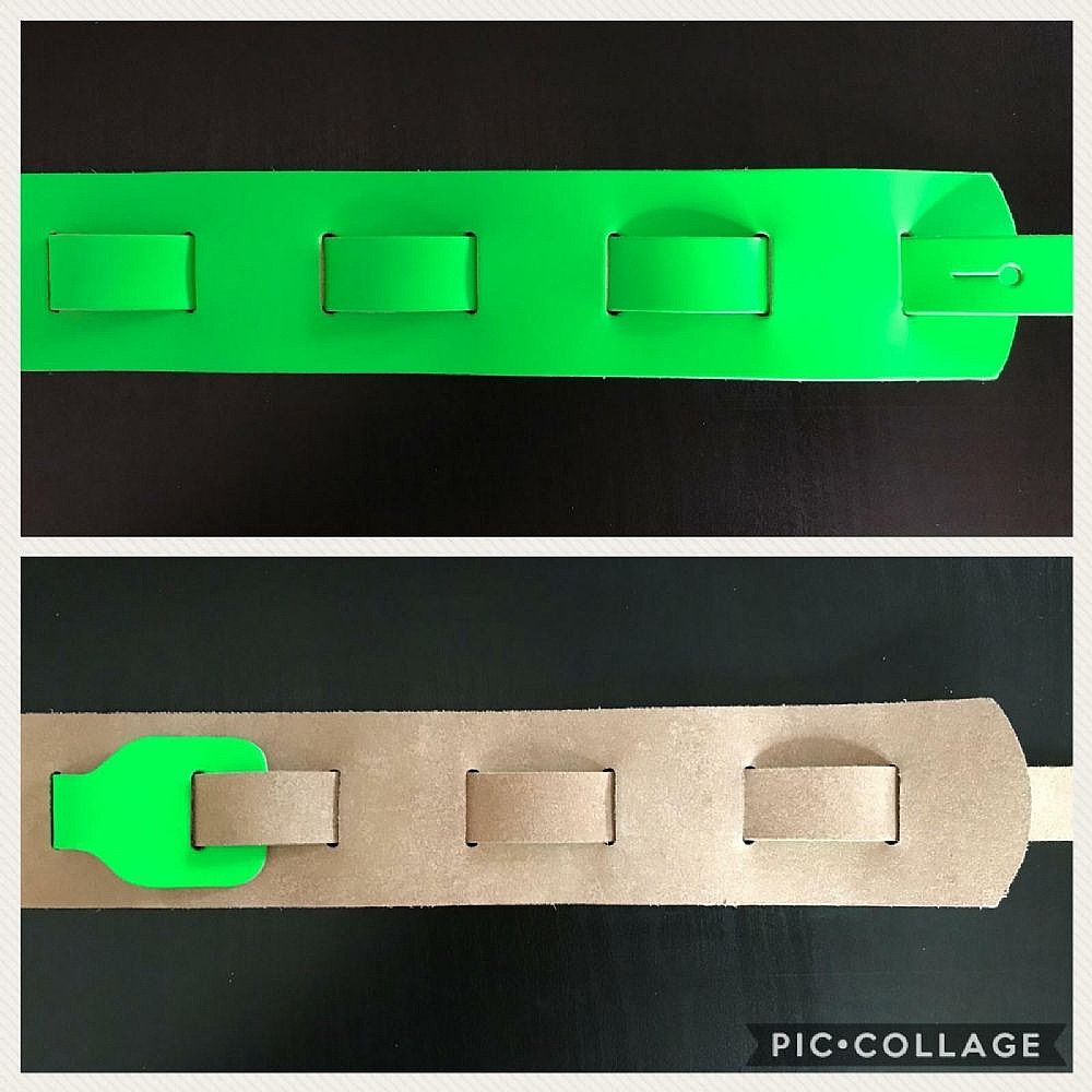 Guitar Strap - Fluorescent Green (1.3)